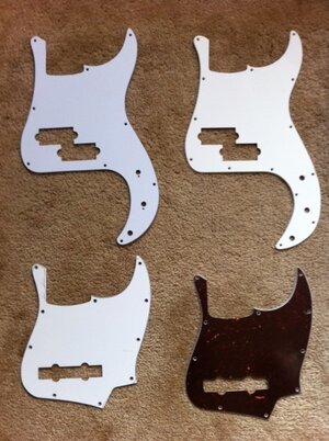 FS: P and Jazz Pickguards