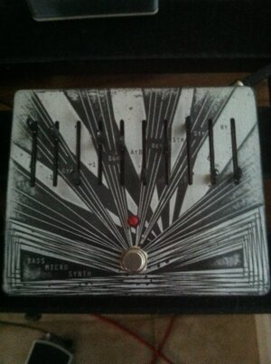 FS/FT Custom Etched EHX Bass Micro Synth