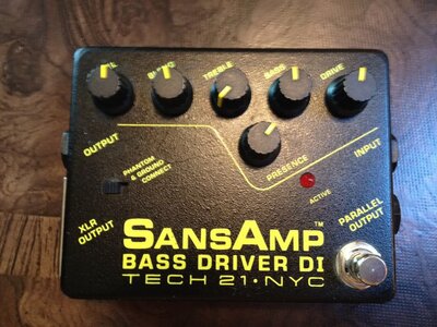 FS: Tech21 Sansamp Bass Driver DI (BDDI)