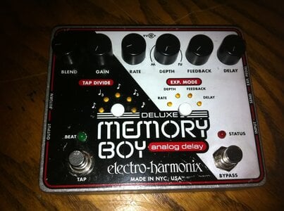 Fs: EHX Deluxe Memory Boy w/o PS $100 w PS $125 shipped