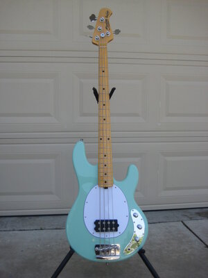 SBMM Ray34CA mint green/maple neck