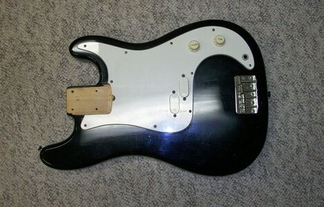 FS: Squier Bullet Bass Body, 1984 fully loaded