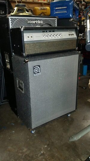 Ampeg V-4,VT-22 Head with Ampeg 4x12 Cab