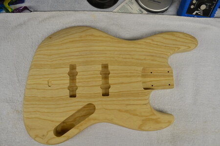 Jazz Bass Body.2 piece Swamp Ash.