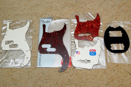 Pickguards! P Bass Jazz Bass Music Man, Tort & others