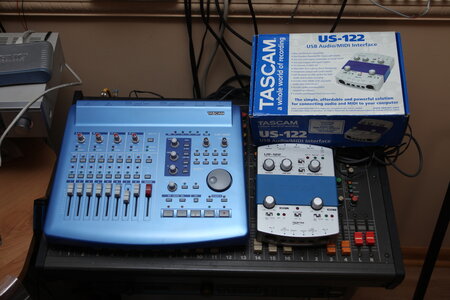 RS: Tascam USB interfaces - US-122, US-428, maybe M-216 console, i5 motherboard combo