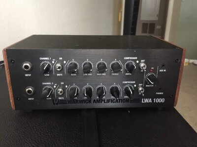 Warwick LWA-1000, 1000 watt 2-channel