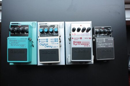 FS: BOSS LMB-3 LIMITER, DD-7 DELAY, SYB-3 SYNTH, & RV-3 REVERB/DELAY -- BNIB/MINT