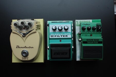 FS: DANELECTRO DADDY O, DOD FX25B, DIGITECH XSW SYNTH WAH - MINT/BNIB