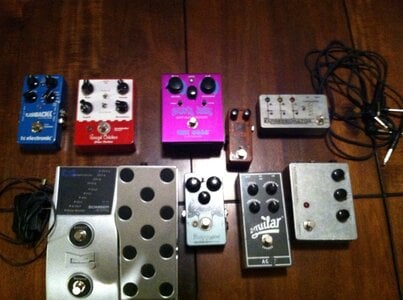 Lots stuff (Eventide, Darkglass, Earthquaker, Fairfield etc)