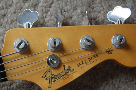 Chrome Clover Hipshot Ultralites and Fender/Hipshot American Standard tuners