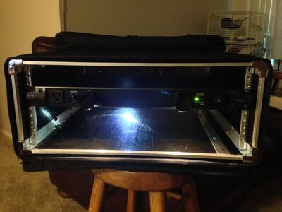 Furman PL-8C power conditioner & 4-space rack case