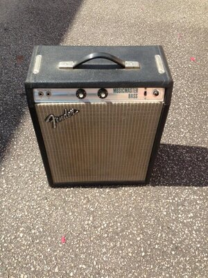 More tube stuff!  Fender Musicmaster Bass Combo