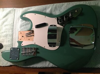 FS - SX Seafoam Green Jazz Body