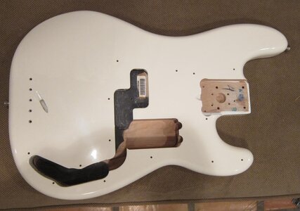 FS: Fender Precision body, Olympic White, MIM 70s reissue