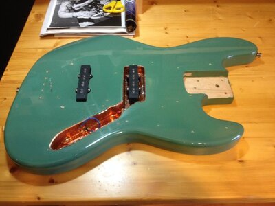 FS: SX Seafoam Green Jazz Body