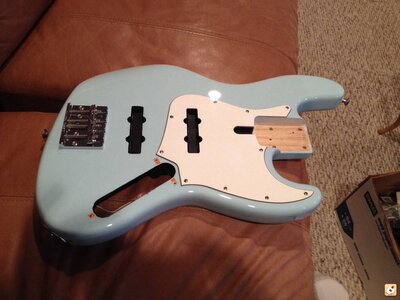 USA Customs sonic blue jazz body!  FS!