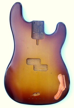 FS: Warmoth Precision Body, Nitro Sunburst