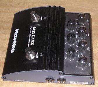 Hartke Bass Attack VXL, DOD FX 25B