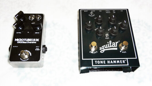 FSO: Microtubes B3K & Aguilar Tone Hammer Pedal