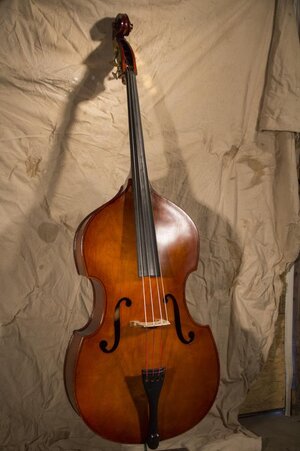 1940's Czechoslovakian 3/4 Upright Bass