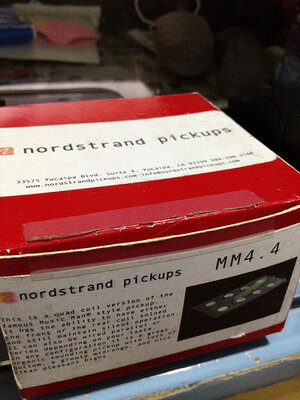 Nordstrand MM4.4  - 4 String Pickup for Music Man style