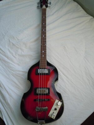 FS: Vintage Sekova Beatle Bass Copy, $280/shipped OBO!!