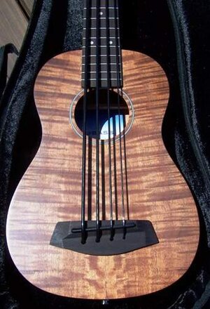 Kala Exotic Mahogany UBass fretted