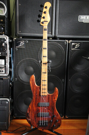 FEELER: Beautiful 2013 Sadowsky NYC Will Lee 4 Cocobolo Top