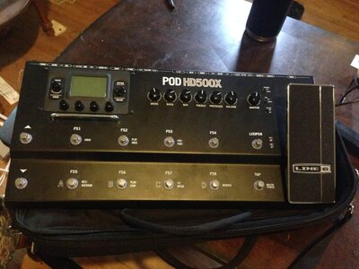 Line 6 Pod HD500x w/case and Metal Pack