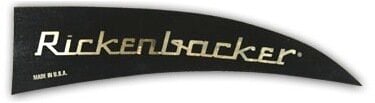 2 NEW Rickenbacker decals / stickers black