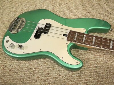 Lakland Skyline 44-64 Custom Duck Dunn, Teal Green Metallic