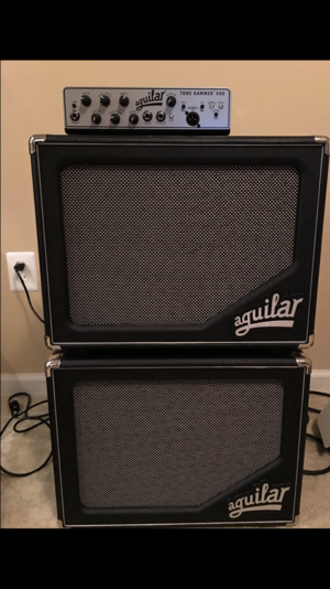 Aguilar SL112 (x2) and Aguilar Tonehammer 500