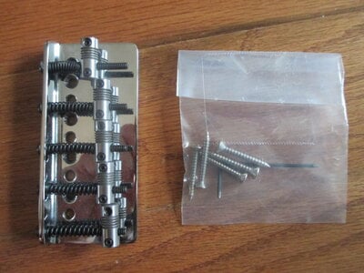 Fender US Deluxe Chrome Bass Bridge - 5 String