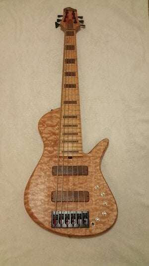 R bass ( Roger ) SC6 Quilted Maple Top!! Price Drop!!