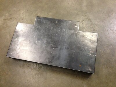 Custom skid plate for Aguilar GS412