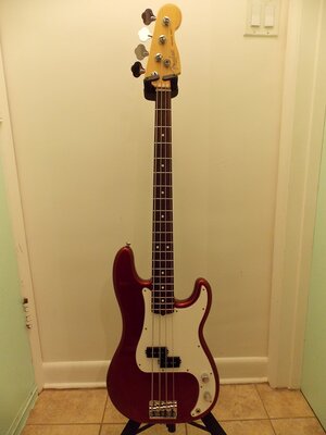 **Price Drop** 2010 USA Fender Precision Standard Red/RW