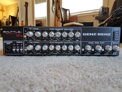 Price dropped - Genz Benz ShuttleMAX 9.2 w/ rack ear kit, original footswitch & box