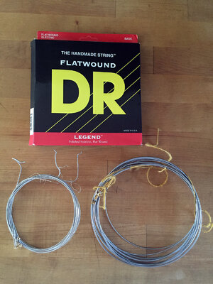 DR Legend Flatwound Bass + DR DDT Guitar Strings