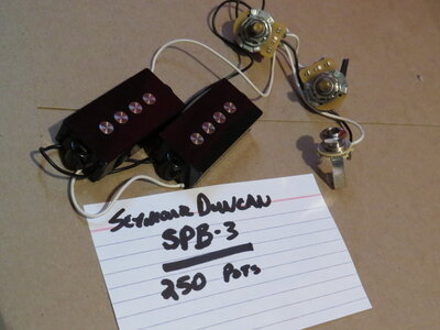 Seymour Duncan SPB-3 used w/ harness