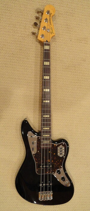 Fender Jaguar Bass, Black CIJ w/ Hardshell Case