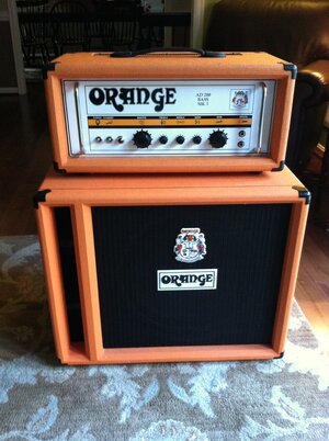 Orange AD200b and OB115 cabinet