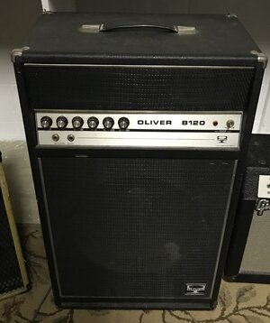 Vintage Oliver B120 Tube Amp Combo