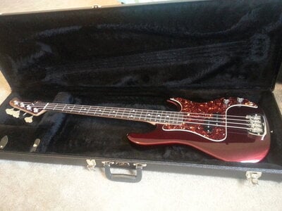 G&L LB-100 Ruby Red Metallic/Tort/Alder/Rosewood