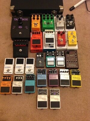 Pedals! Boss, Maxon, Keeley