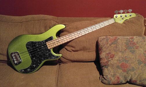 MUST SEE Margarita Green USA G&L LB-100 P Bass (custom order)