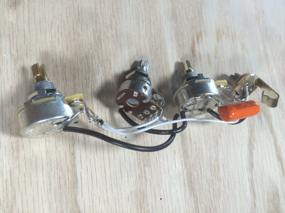 Jazz bass wiring harness Volume Blend Tone