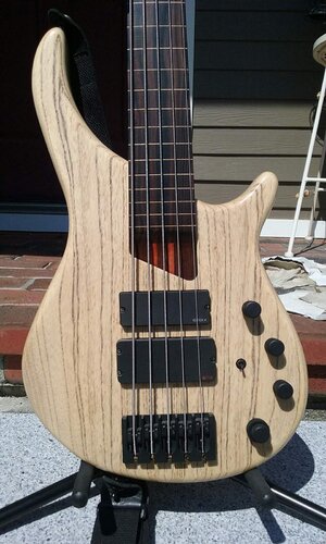 5 string EMG 40PX & MMTW pups w Seymour Duncan SB fretless preamp