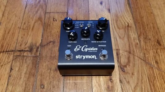 Strymon El Capistan V2 with onboard favorite switch - external tap mod