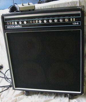 A Super Reverb on Steroids! 1970s Acoustic 134 Guitar Amp Nice!!